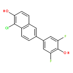 2-NAPHTHALENOL, 1-CHLORO-6-(3,5-DIFLUORO-4-HYDROXYPHENYL)-