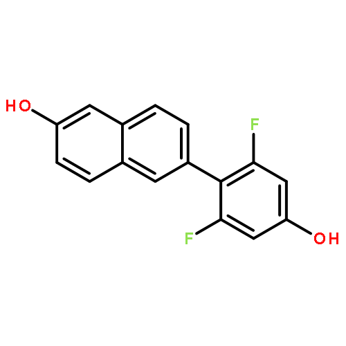 2-Naphthalenol, 6-(2,6-difluoro-4-hydroxyphenyl)-