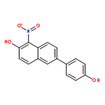 2-Naphthalenol, 6-(4-hydroxyphenyl)-1-nitro-