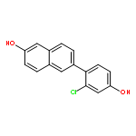 2-Naphthalenol, 6-(2-chloro-4-hydroxyphenyl)-