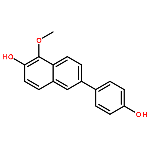 2-NAPHTHALENOL, 6-(4-HYDROXYPHENYL)-1-METHOXY-