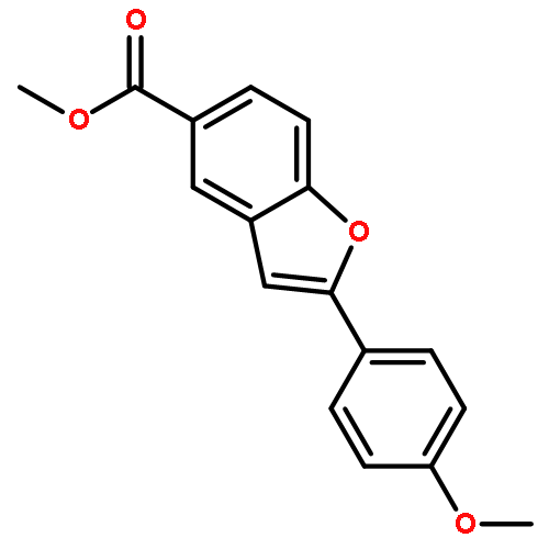 5-BENZOFURANCARBOXYLIC ACID, 2-(4-METHOXYPHENYL)-, METHYL ESTER