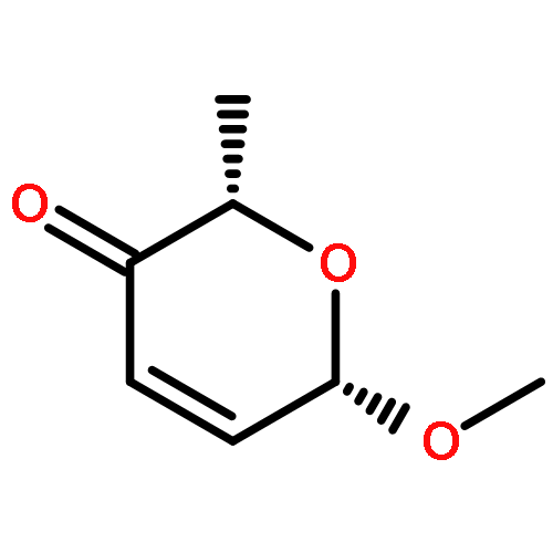 2H-PYRAN-3(6H)-ONE, 6-METHOXY-2-METHYL-, CIS-