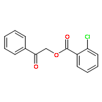 Benzoic acid, 2-chloro-, 2-oxo-2-phenylethyl ester