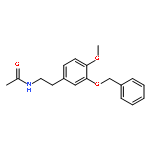 Acetamide, N-[2-[4-methoxy-3-(phenylmethoxy)phenyl]ethyl]-