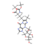 (alphaS)-alpha-[(methoxycarbonyl)amino]-4,6-dimethyl-9-oxo-3-beta-D-ribofuranosyl-4,9-dihydro-3H-imidazo[1,2-alpha]purine-7-butanoic acid methyl ester