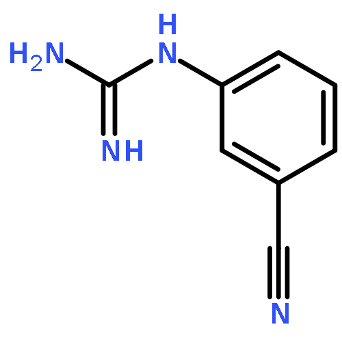 Guanidine, (3-cyanophenyl)-