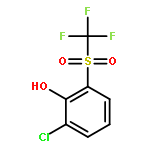 Phenol, 2-chloro-6-[(trifluoromethyl)sulfonyl]-