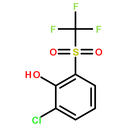 Phenol, 2-chloro-6-[(trifluoromethyl)sulfonyl]-