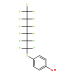 Phenol, 4-[(tridecafluorohexyl)thio]-