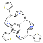 21H,23H-Porphine, 5-phenyl-10,15,20-tri-2-thienyl-