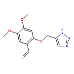 Benzaldehyde, 4,5-dimethoxy-2-(1H-1,2,3-triazol-4-ylmethoxy)-