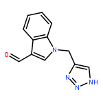 1H-INDOLE-3-CARBOXALDEHYDE, 1-(1H-1,2,3-TRIAZOL-4-YLMETHYL)-