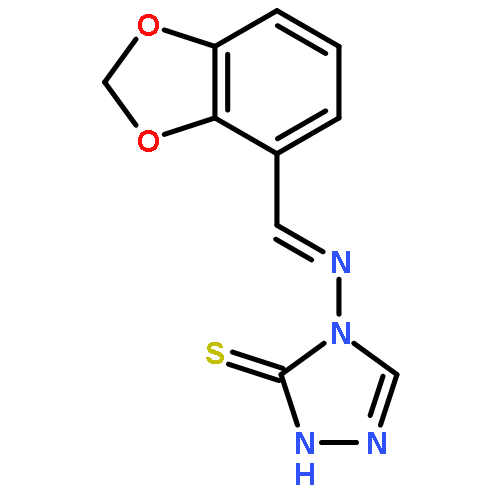 3H-1,2,4-Triazole-3-thione,4-[(1,3-benzodioxol-4-ylmethylene)amino]-2,4-dihydro-