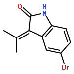 2H-INDOL-2-ONE, 5-BROMO-1,3-DIHYDRO-3-(1-METHYLETHYLIDENE)-