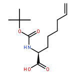 7-Octenoic acid, 2-[[(1,1-dimethylethoxy)carbonyl]amino]-, (2S)-