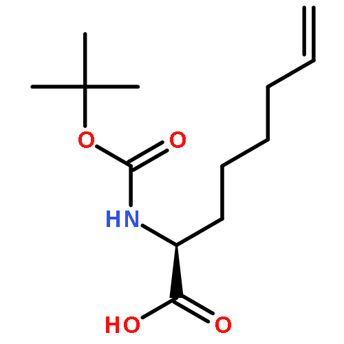 7-Octenoic acid, 2-[[(1,1-dimethylethoxy)carbonyl]amino]-, (2S)-