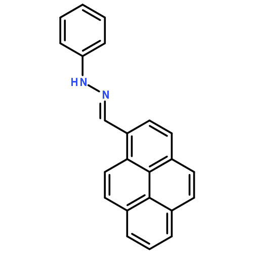 1-Pyrenecarboxaldehyde, phenylhydrazone