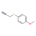 Benzene, 1-methoxy-4-(2-propynylthio)-