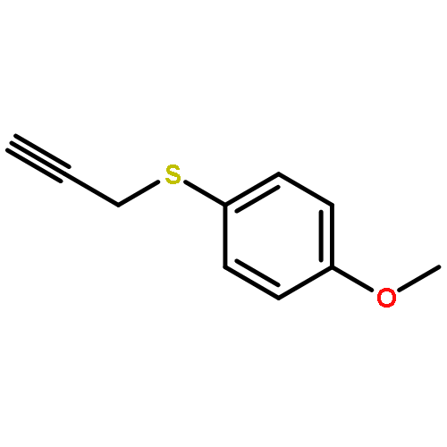 Benzene, 1-methoxy-4-(2-propynylthio)-