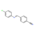 Benzonitrile, 4-[[(4-chlorophenyl)imino]methyl]-