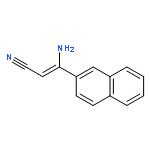 2-PROPENENITRILE, 3-AMINO-3-(2-NAPHTHALENYL)-