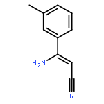 2-PROPENENITRILE, 3-AMINO-3-(3-METHYLPHENYL)-