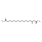 HEXADECANEDIOIC ACID, 3-METHYL-, DIMETHYL ESTER