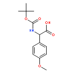 2-(4-methoxyphenyl)-2-[(2-methylpropan-2-yl)oxycarbonylamino]acetic Acid