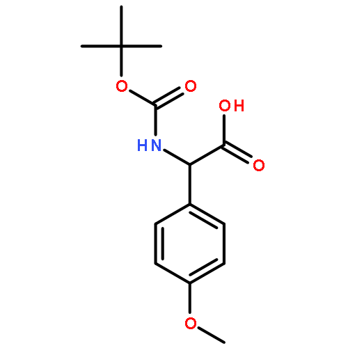 2-(4-methoxyphenyl)-2-[(2-methylpropan-2-yl)oxycarbonylamino]acetic Acid