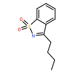 1,2-Benzisothiazole, 3-butyl-, 1,1-dioxide
