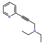 2-Propyn-1-amine, N,N-diethyl-3-(2-pyridinyl)-