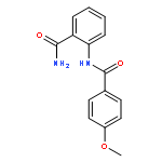 Benzamide, N-[2-(aminocarbonyl)phenyl]-4-methoxy-