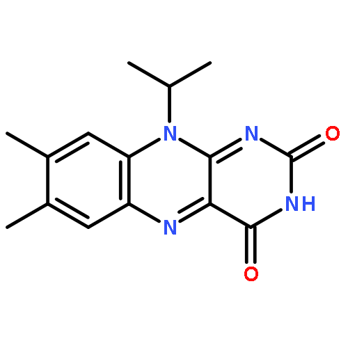 BENZO[G]PTERIDINE-2,4(3H,10H)-DIONE, 7,8-DIMETHYL-10-(1-METHYLETHYL)-