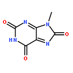 1H-Purine-2,6,8(3H)-trione,7,9-dihydro-9-methyl-