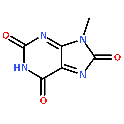 1H-Purine-2,6,8(3H)-trione,7,9-dihydro-9-methyl-