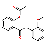 2-Methoxyphenyl 2-acetoxybenzoate