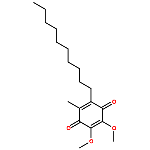 2,5-Cyclohexadiene-1,4-dione,2-decyl-5,6-dimethoxy-3-methyl-