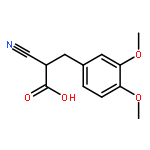 2-cyano-3-(3,4-dimethoxyphenyl)propanoic Acid