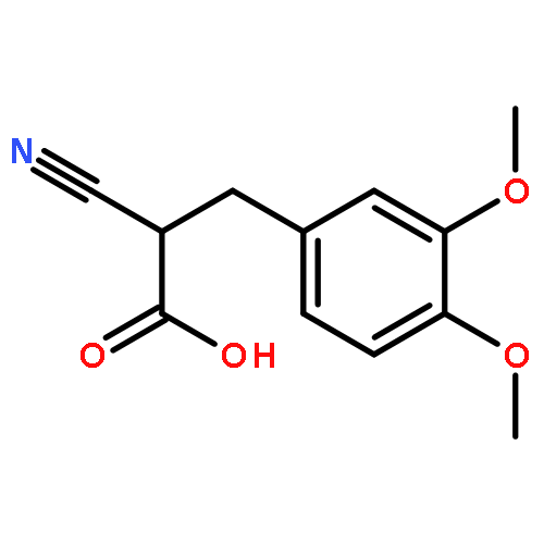 2-cyano-3-(3,4-dimethoxyphenyl)propanoic Acid