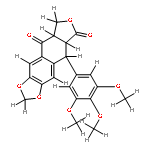 (5aR)-9c-(3,4,5-trimethoxy-phenyl)-(5ar,8at)-5a,6,8a,9-tetrahydro-furo[3',4':6,7]naphtho[2,3-d][1,3]dioxole-5,8-dione