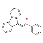 9H-FLUORENE, 9-(BROMOPHENYLETHENYLIDENE)-