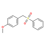 Benzene, 1-methoxy-4-[(phenylsulfonyl)methyl]-