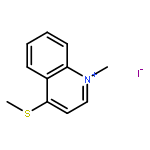 QUINOLINIUM, 1-METHYL-4-(METHYLTHIO)-, IODIDE