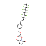 (2,5-dioxopyrrolidin-1-yl) [4-(3,3,4,4,5,5,6,6,7,7,8,8,8-tridecafluorooctyl)phenyl]methyl carbonate