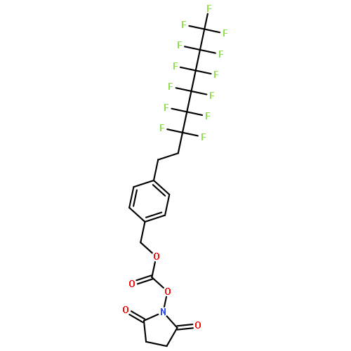 (2,5-dioxopyrrolidin-1-yl) [4-(3,3,4,4,5,5,6,6,7,7,8,8,8-tridecafluorooctyl)phenyl]methyl carbonate