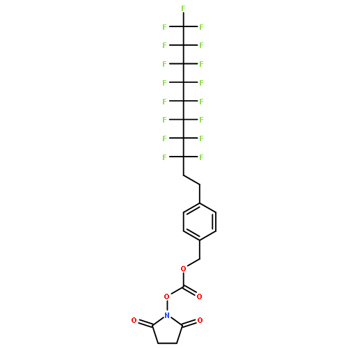 (2,5-DIOXOPYRROLIDIN-1-YL) [4-(3,3,4,4,5,5,6,6,7,7,8,8,9,9,10,10,10-HEPTADECAFLUORODECYL)PHENYL]METHYL CARBONATE