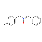 Benzenemethanamine, 4-chloro-N-(phenylmethylene)-, N-oxide