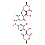 [8,8'-Bi-1H-naphtho[2,3-c]pyran]-1,1',6,9-tetrone,3,3',4,4'-tetrahydro-9',10,10'-trihydroxy-7,7'-dimethoxy-3,3'-dimethyl-,(3R,3'R)-