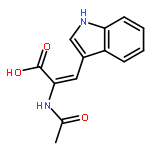 2-Propenoic acid, 2-(acetylamino)-3-(1H-indol-3-yl)-